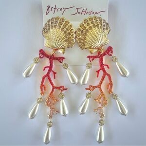 Betsey Johnson Mermaid Collection earrings